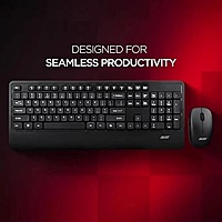 Acer ZC.A01SI.2DP Wireless Keyboard & Mouse Combo – Optical Mouse | 1 Year Warranty