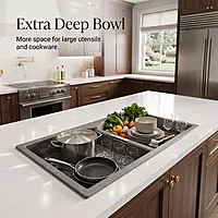 Quartz Elite Double Bowl Sink (Galaxy Stone)