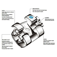 3M Unitek SmartClip Self-Ligating Brackets – MBT
