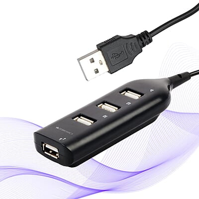 ZEBRONICS 4 Port ZEB-90HB USB Hub
