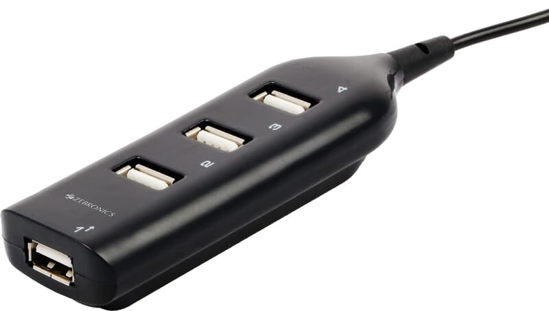 ZEBRONICS 4 Port ZEB-90HB USB Hub