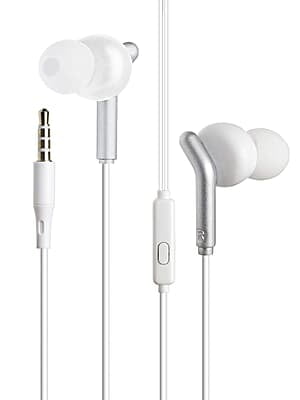 ZEBRONICS Zeb-Bro Wired Earphone (White)