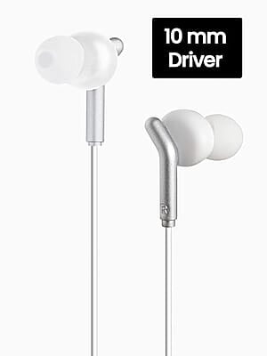 ZEBRONICS Zeb-Bro Wired Earphone (White)