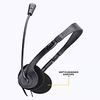 Zebronics ZEB-17HM Headphones – Wired, Mic, Black. Experience clear sound and comfort with adjustable headband and soft ear cushions. Perfect for calls and music on the go.