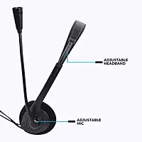 Zebronics ZEB-17HM Headphones – Wired, Mic, Black. Experience clear sound and comfort with adjustable headband and soft ear cushions. Perfect for calls and music on the go.