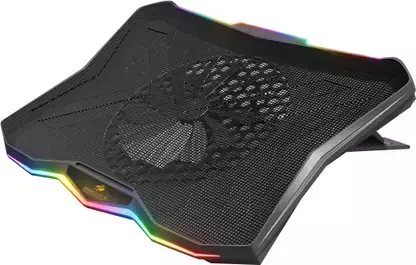 Zebronics NC7000 Laptop Cooling Pad – Dual Fans, USB Powered & Adjustable