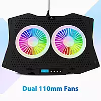 Zebronics NC9000 Laptop Cooling Pad – Dual Fans, USB Powered & Ergonomic