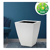 Zen Planter Pot | Decorative Plastic Planter | 10 Inch