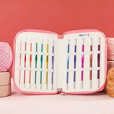 KnitPro Zing Grande Single Ended  Crochet Hook Set KnitPro Zing Grande Single Ended  Crochet Hook Set