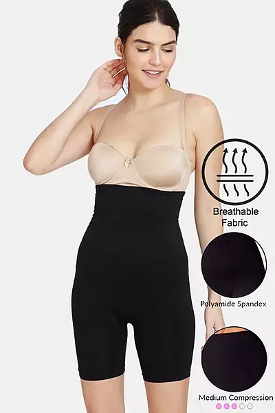 Zivame All day Highwaist Thigh Shaper - PSSAN03