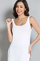 Zivame Knit Cotton Kurti Slip - Zi60aj