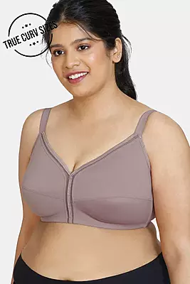Zivame True Curv Cotton Laminated Non Wired Full Coverage Minimiser Bra - Ncesp07
