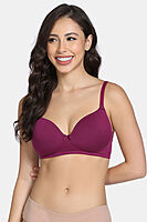 Zivame Padded Non Wired 3/4th Coverage T-Shirt Bra - Zi1137