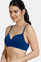 Zivame Padded Non Wired 3/4th Coverage T-Shirt Bra - Zi1137