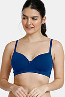 Zivame Padded Non Wired 3/4th Coverage T-Shirt Bra - Zi1137