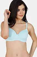 Zivame Padded Non Wired 3/4th Coverage T-Shirt Bra - Zi1137