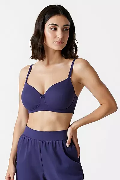 Zivame Padded Non Wired 3/4Th Coverage T-Shirt Bra - Zi1131
