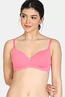 Zivame Padded Non Wired 3/4th Coverage T-Shirt Bra - Zi1137