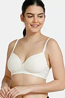 Zivame Padded Non Wired 3/4th Coverage T-Shirt Bra - Zi1137