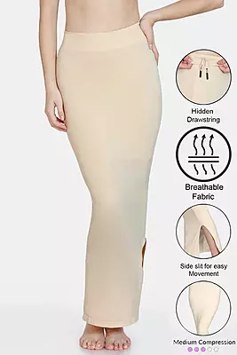 Zivame All Day Seamless Mermaid Saree Shapewear With Removable Drawcord - Zi3137