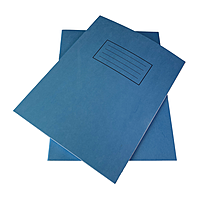 Janrax 9x7"" Blue 80 Pages Feint and Ruled Exercise Book
