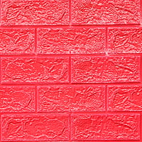 3D Red Brick Wall Stickers Panel Self Adhesive