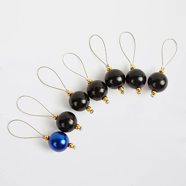 Zooni stitch markers - Midnight beauty