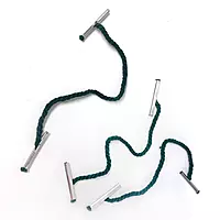 Pack of 500 Janrax Metal End 101mm Treasury Tags
