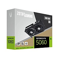 ZOTAC Gaming RTX 5060 Twin Edge OC 8GB GDDR7 Graphics Card – Dual-Fan | 4K Support