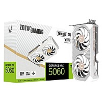 ZOTAC RTX 5060 Twin Edge OC White 8GB GDDR7 Graphics Card – Dual-Fan | 4K Support