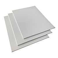 24x30cm Blank White Flat Stretched Board Art Canvas By Janrax