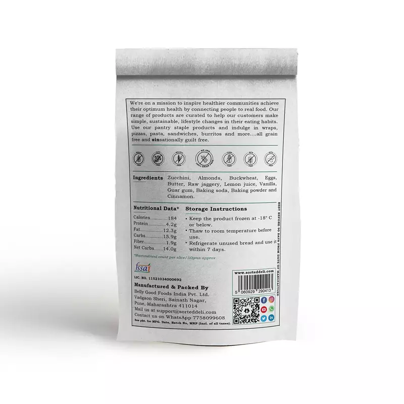 Zucchini Bread - Sorted