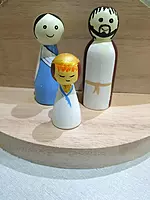 Wooden Nativity Christmas Play Set
