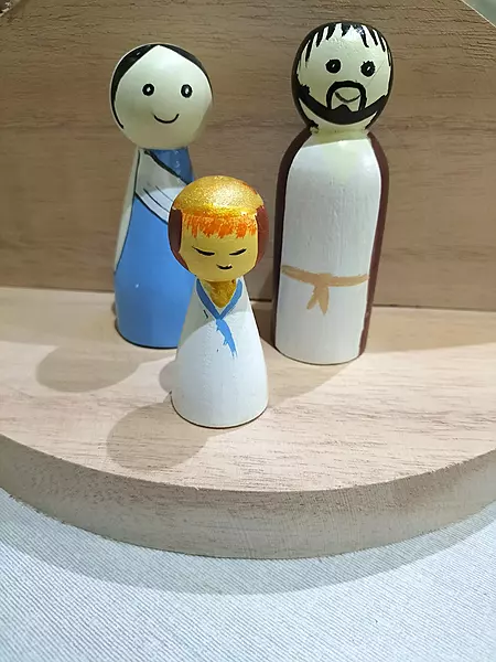 Wooden Nativity Christmas Play Set