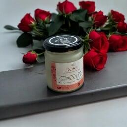 Aromatherapy Rose Candle