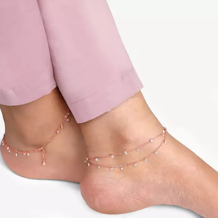 925 Silver Anklets
